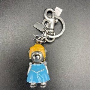 NWT Disney X Coach Cinderella Bear Charm/Keychain